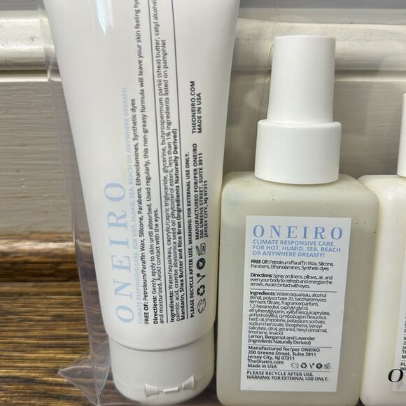 Brand New Oneiro Hair & Body Travel Set w/ Clear Travel Pouch - Picture 4 of 5
